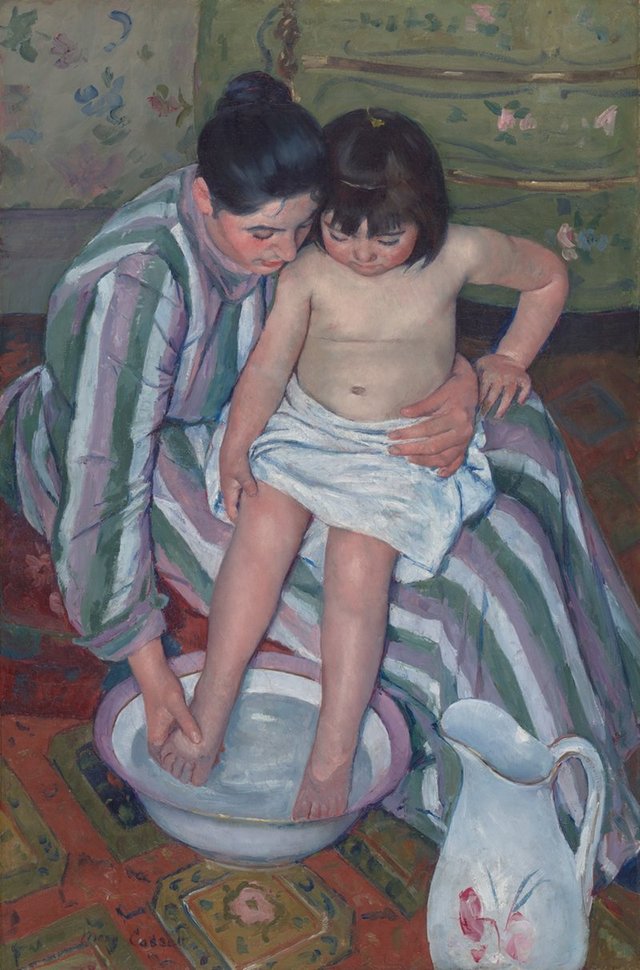 Cassatt, The Child's Bath, 1893