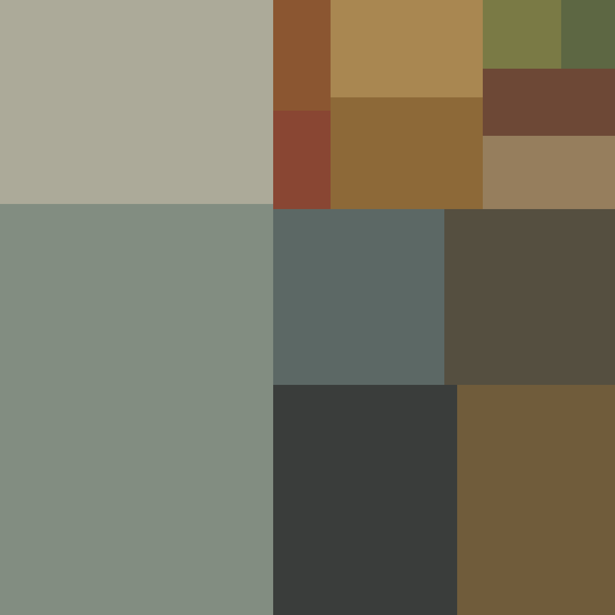 Proportional palette of The Basket of Apples