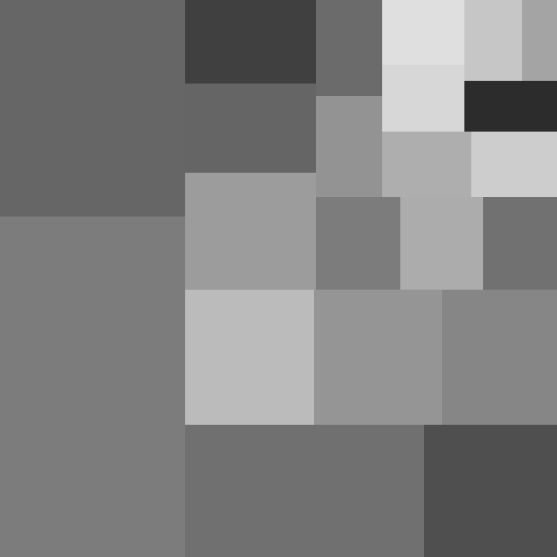 Value proportions of the stream study: a broad mid-tone range with a few lights and darks
