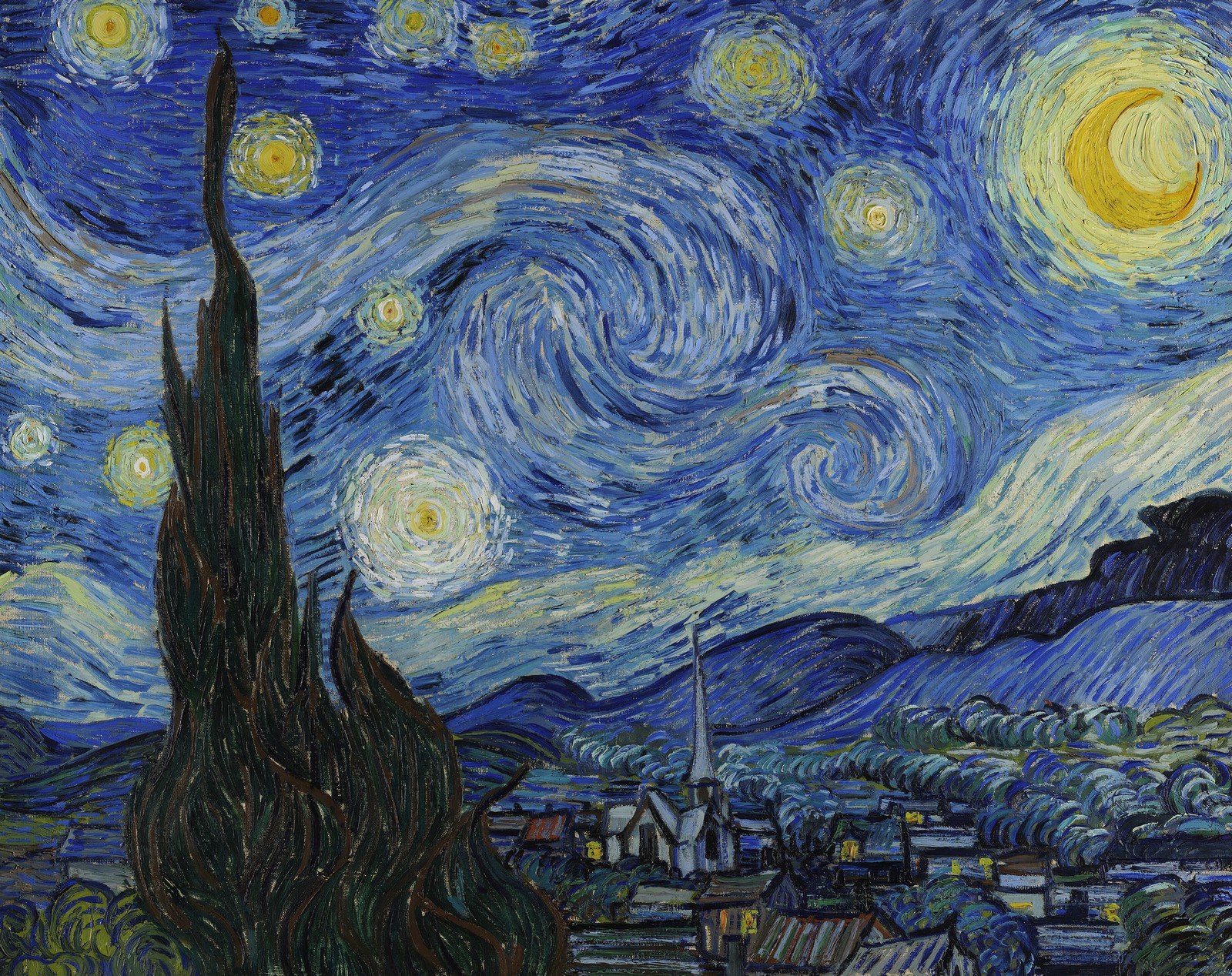 Vincent van Gogh, The Starry Night, 1889
